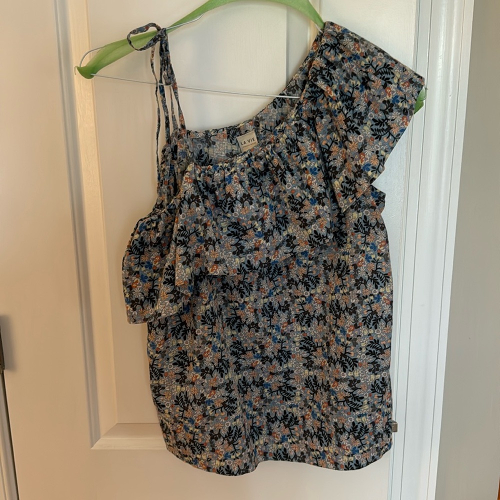 Rebecca Taylor cotton blouse, floral size Small